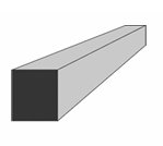 Aluminum Extruded Square Bar 6063 T52 - Direct Aluminum