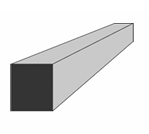 Aluminum Extruded Square Bar 6063 T52