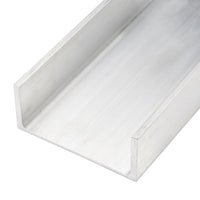 1/2 x 3/4 x 1/8 Architectural Aluminum Channel 6063 - T52 - Direct Aluminum