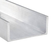 1 - 1/2 x 1 x 1/8 Architectural Aluminum Channel 6063 - T52 - Direct Aluminum